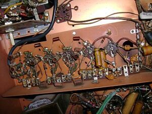 The IF stage from a Motorola 19K1 television set circa 1949