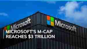 Microsoft $3 Trillion market cap