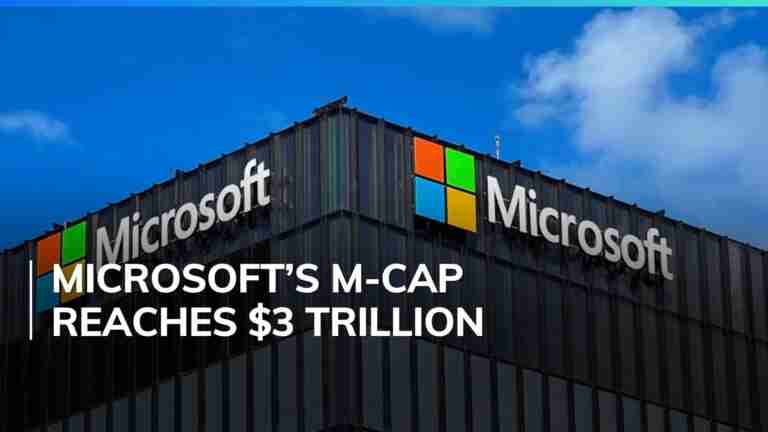 Microsoft $3 Trillion market cap