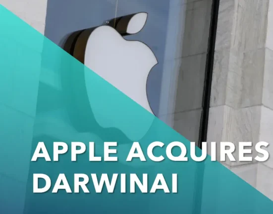 Apple acquires startup “ DarwinAI” ,taking the startup acquisition count to 33.