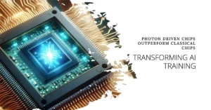 Photon Driven Chips outperform classical chips in AI training by 10000 times