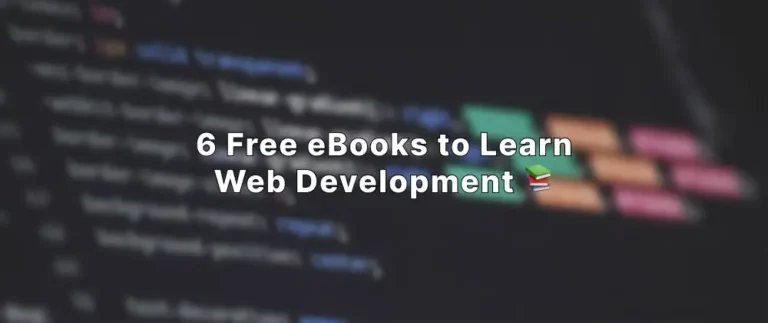 Free eBooks to Learn Web Development