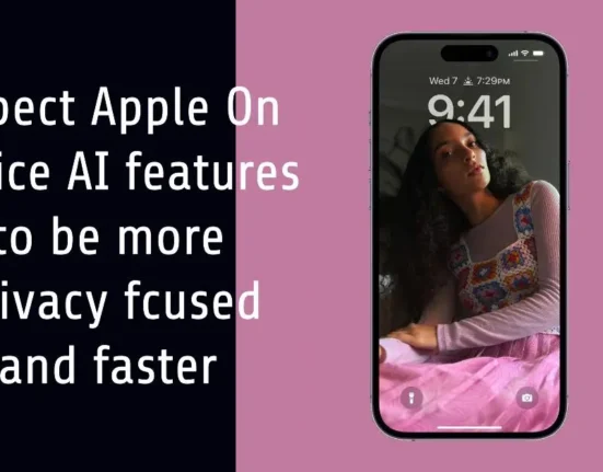 Apple on Device AI is gonna faster and more privacy focused
