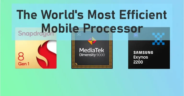 worlds's most efficient mobile processor: mediatek dimensity 9000