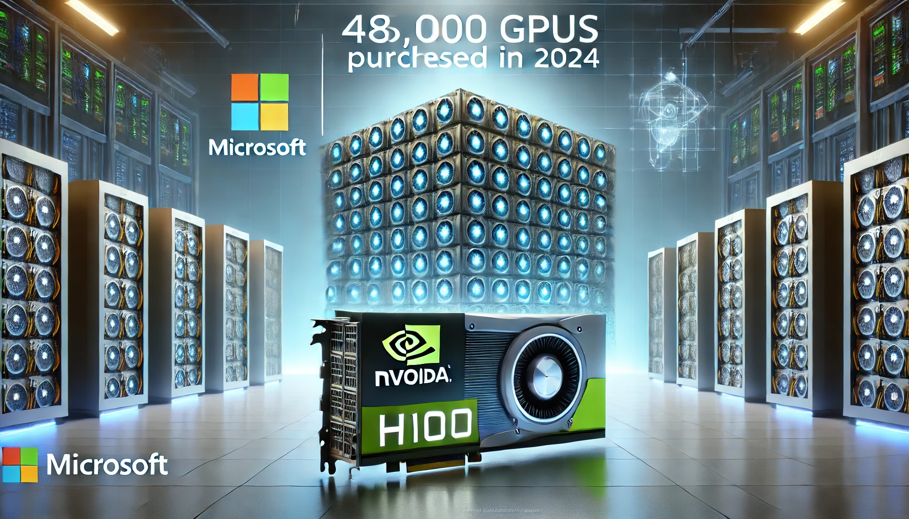 Microsoft Emerges as the Largest Buyer of Nvidia Hopper GPUs in 2024: Bought 485,000 GPUs