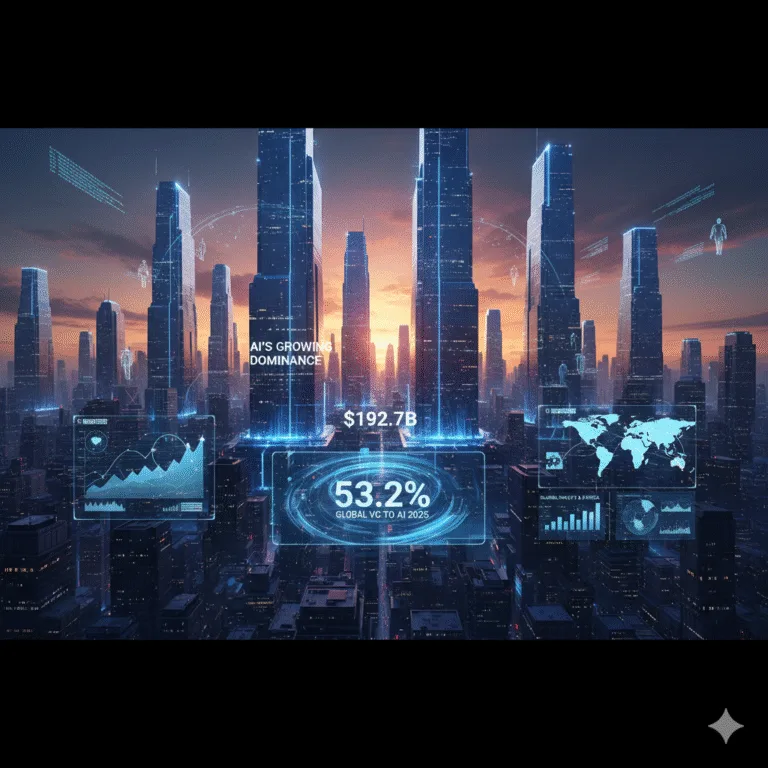 AI Startups Capture Record $192.7 Billion in Global VC Funding for 2025