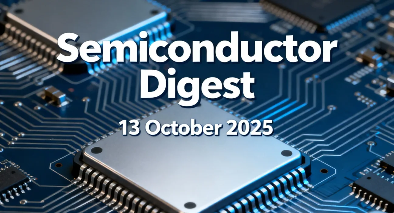 Semiconductor Digest 13 October 2025: Top 5 Semiconductor News of the Day 7 SemiconductorDigest13October2025Top5SemiconductorNewsoftheDay