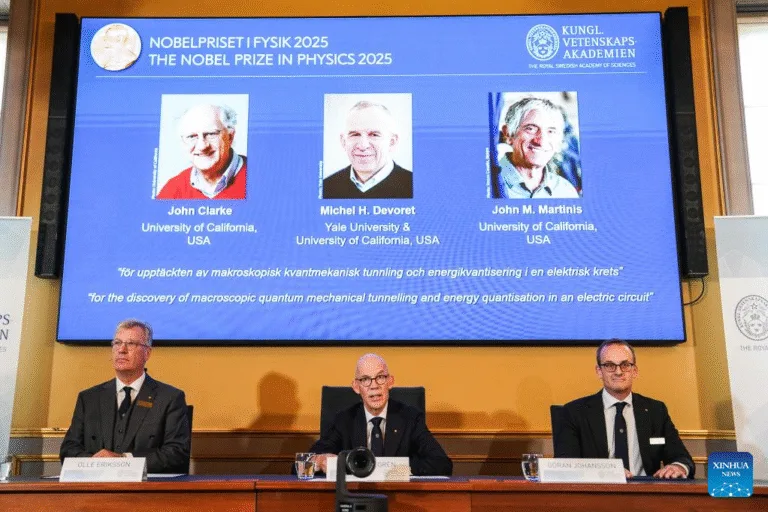 Noble prize physics 2025