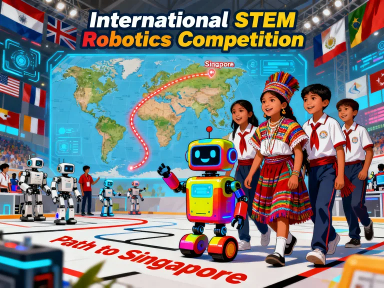 Peru's Robotics Team Heads to Singapore for World Robotics Olympiad 2025 with Kyra