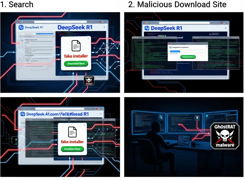 How the Silver Fox's Deepseek Attack Works ?