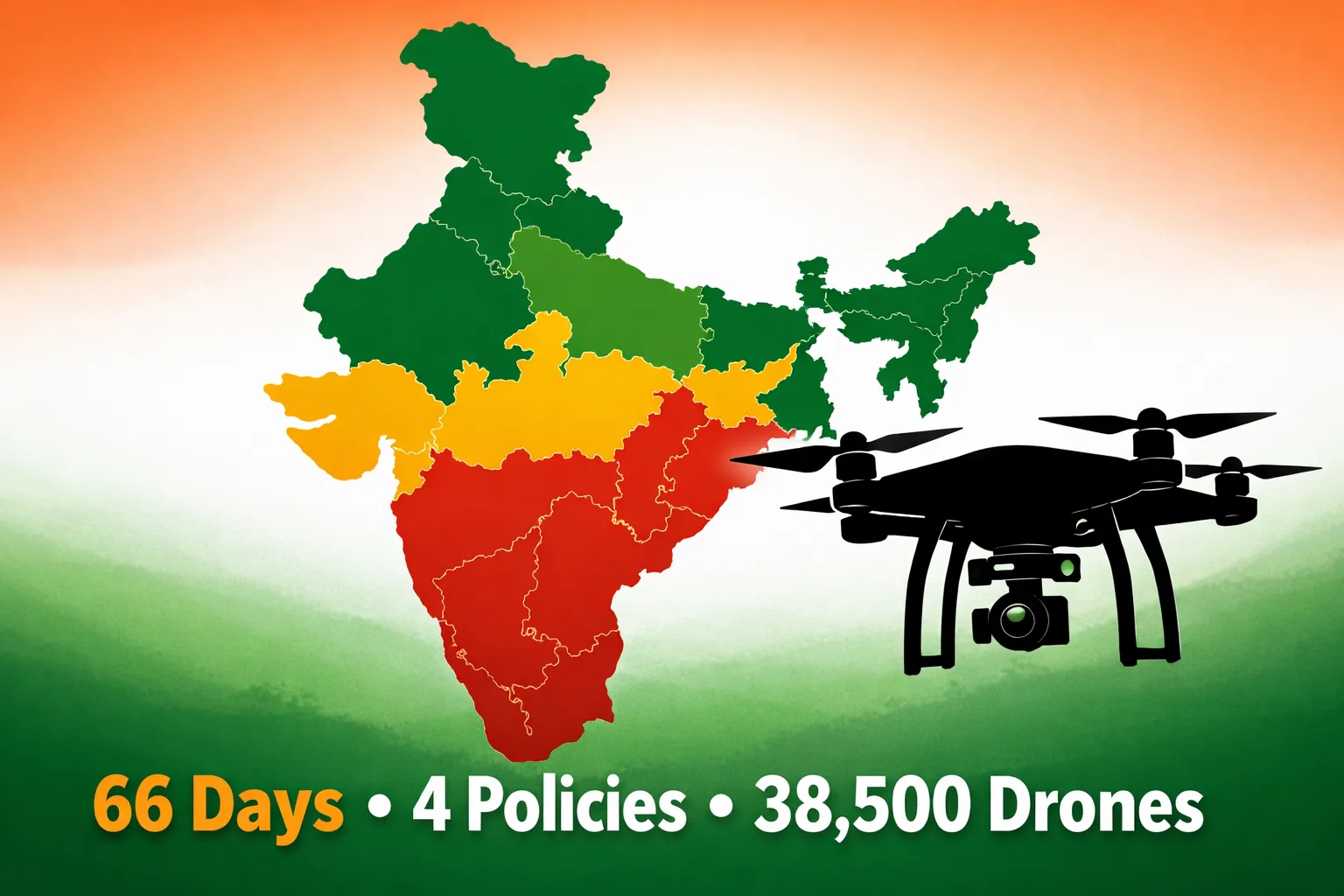 How India Built a Drone Industry in 5 Years: The 2021 Regulatory Revolution Explained