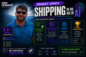 Shipping Code, Not Just Content | WireUnwired Product Update #1