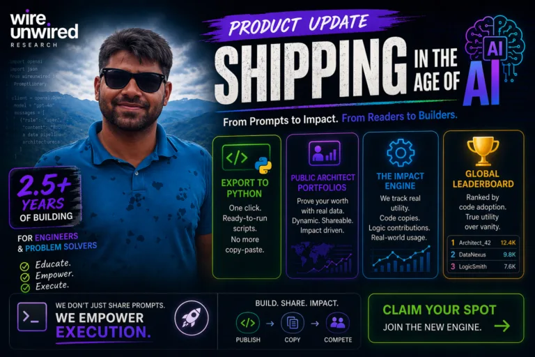 Shipping Code, Not Just Content | WireUnwired Product Update #1