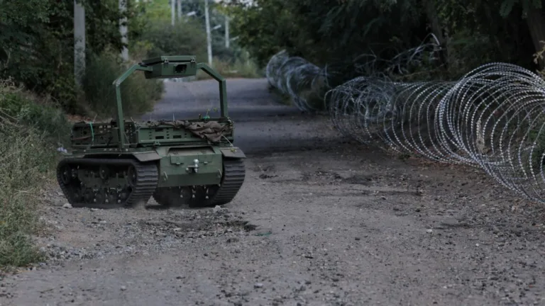 Robots make combat airdrops, clear mines as Ukraine defeats Russian pincer 19 Ukraine ground robot 1152x648 1