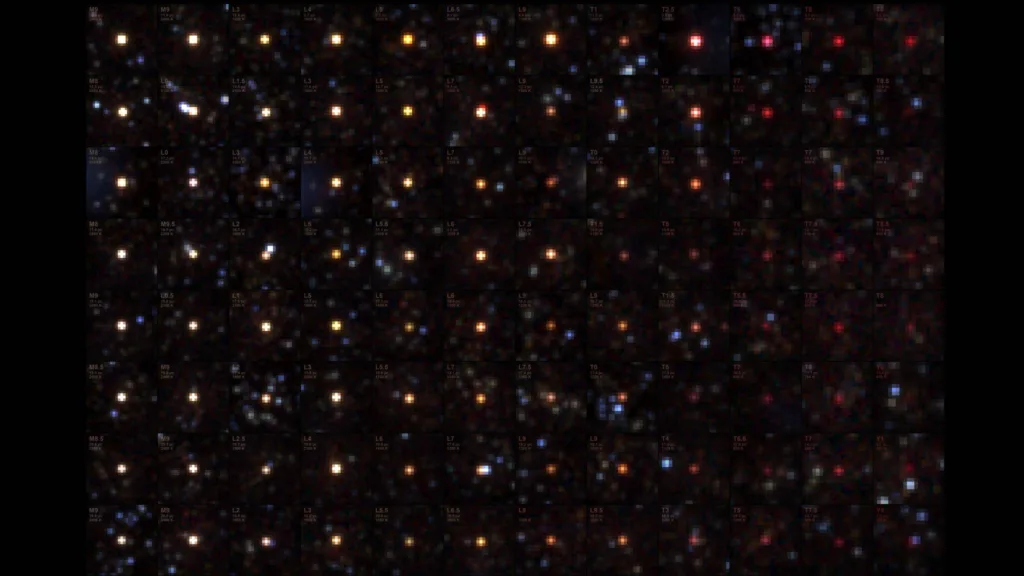 NASA's SPHEREx Telescope Reveals Chemically Rich Atmospheres in Thousands of Free-Floating Brown Dwarfs 1 1 brown dwarf grid 16x9 1