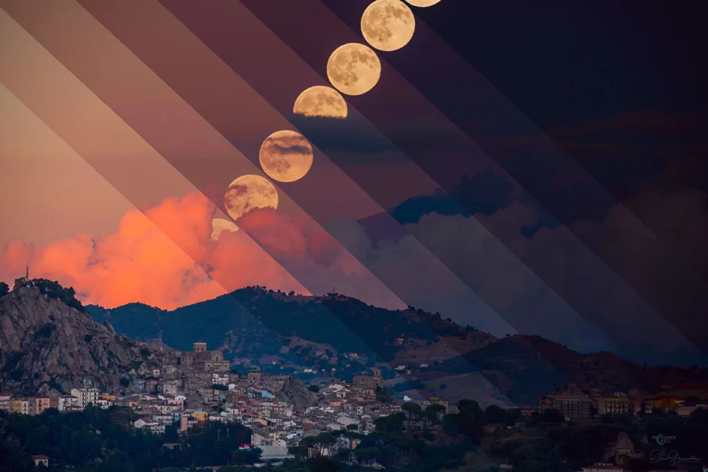 APOD: 2026 October 1 – Harvest Moon with Erupting Mount Etna 1 Harvest20Moon20Trail20With20Venus20Belt20and20Erupting20Mount20Etna20420LD
