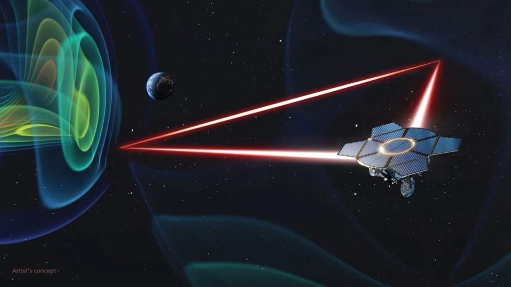 NASA Tasks L3Harris Technologies With Building Final Test Telescope for the LISA Gravitational Wave Mission 1 LISA key visual ESA lg ac