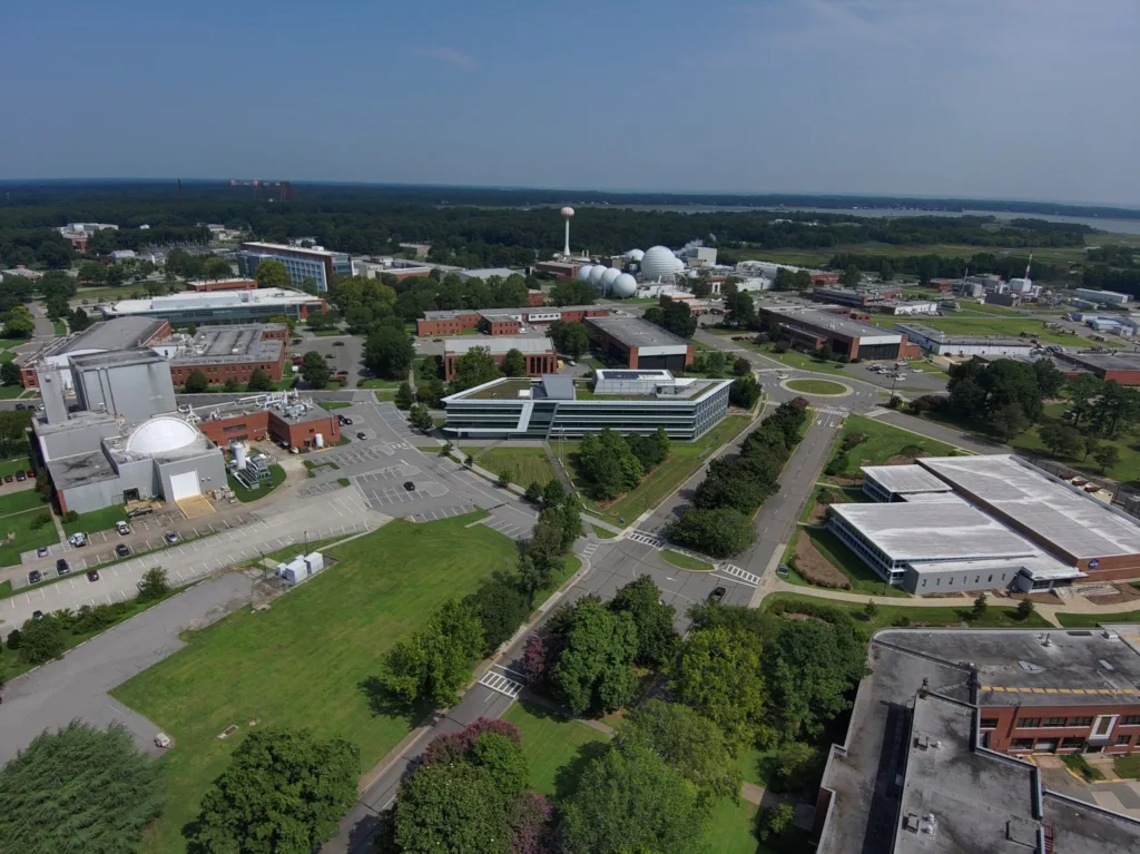Contacting NASA’s Langley Research Center 1 center aerial photo 2021