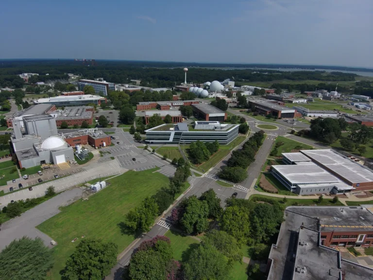 Contacting NASA’s Langley Research Center 8 center aerial photo 2021