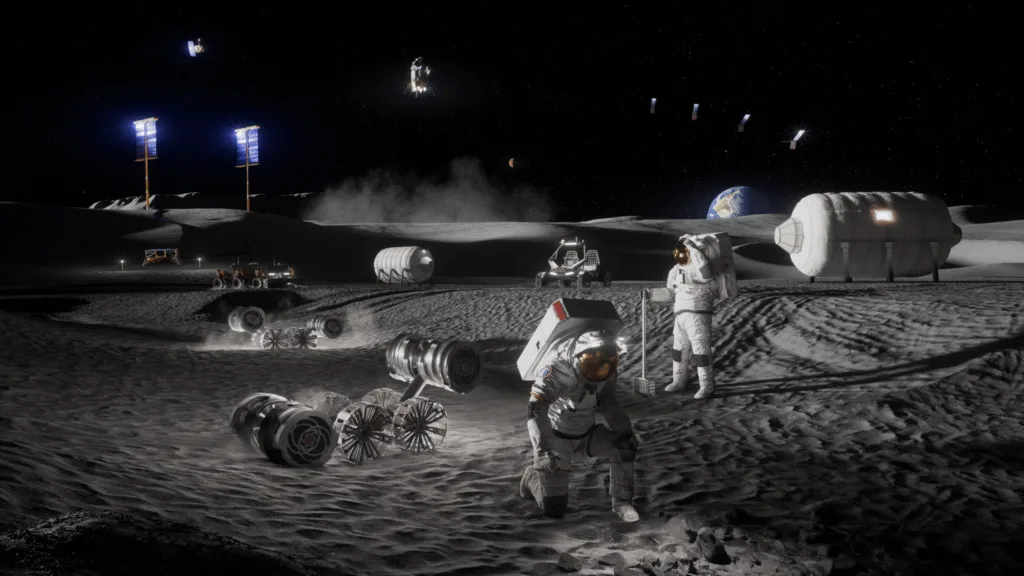 NASA Adds New Science Investigations for Moon Base 1 stmd exteriorlunarbase hdlandscapeversion 2026 0521 1